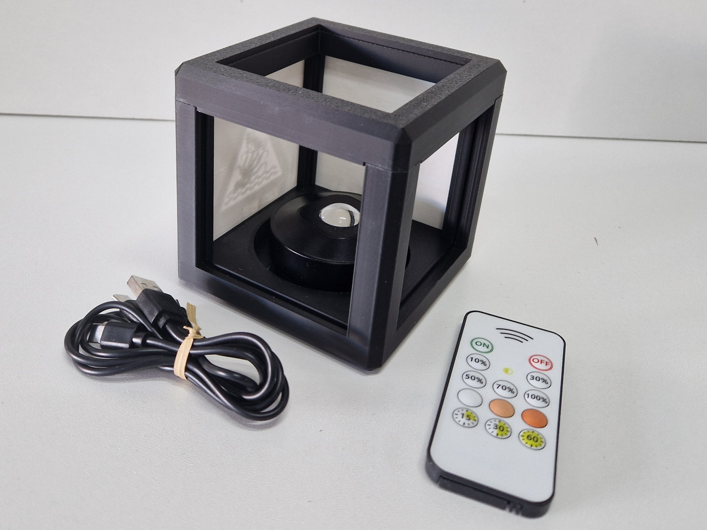 Foto lamp met LED oplaadbaar