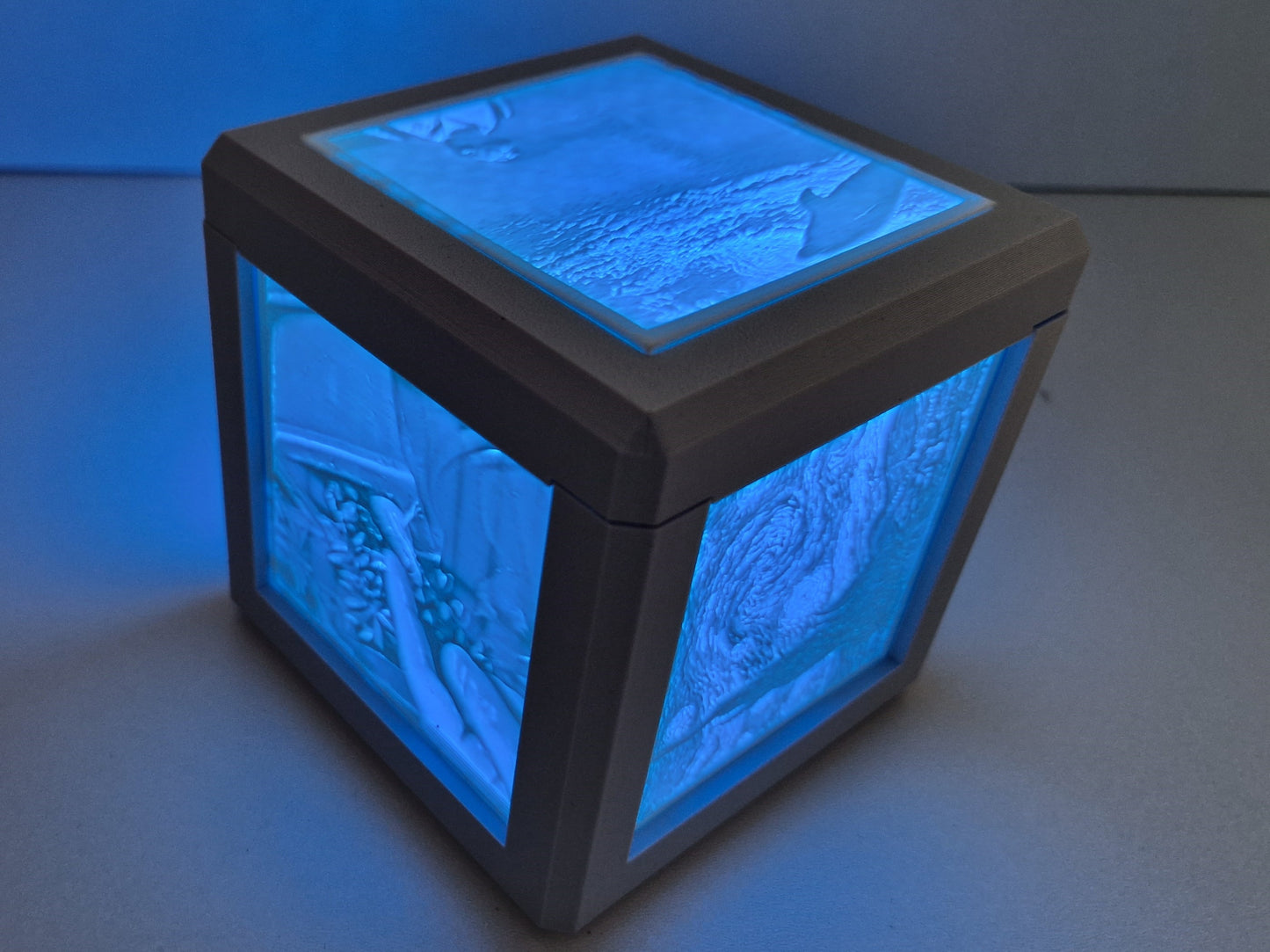 Foto lamp met kleuren LED op batterijen