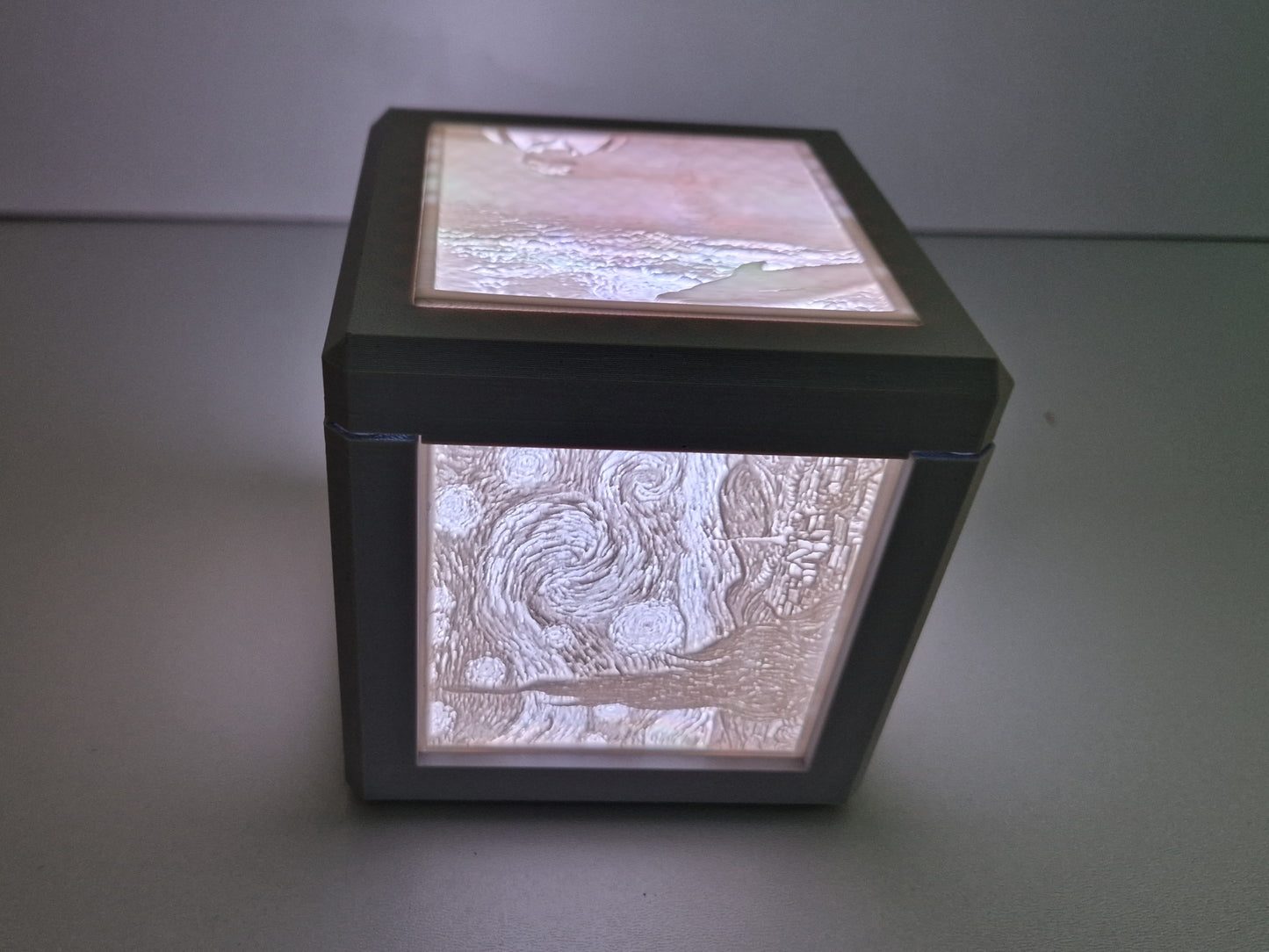 Foto lamp met kleuren LED op batterijen