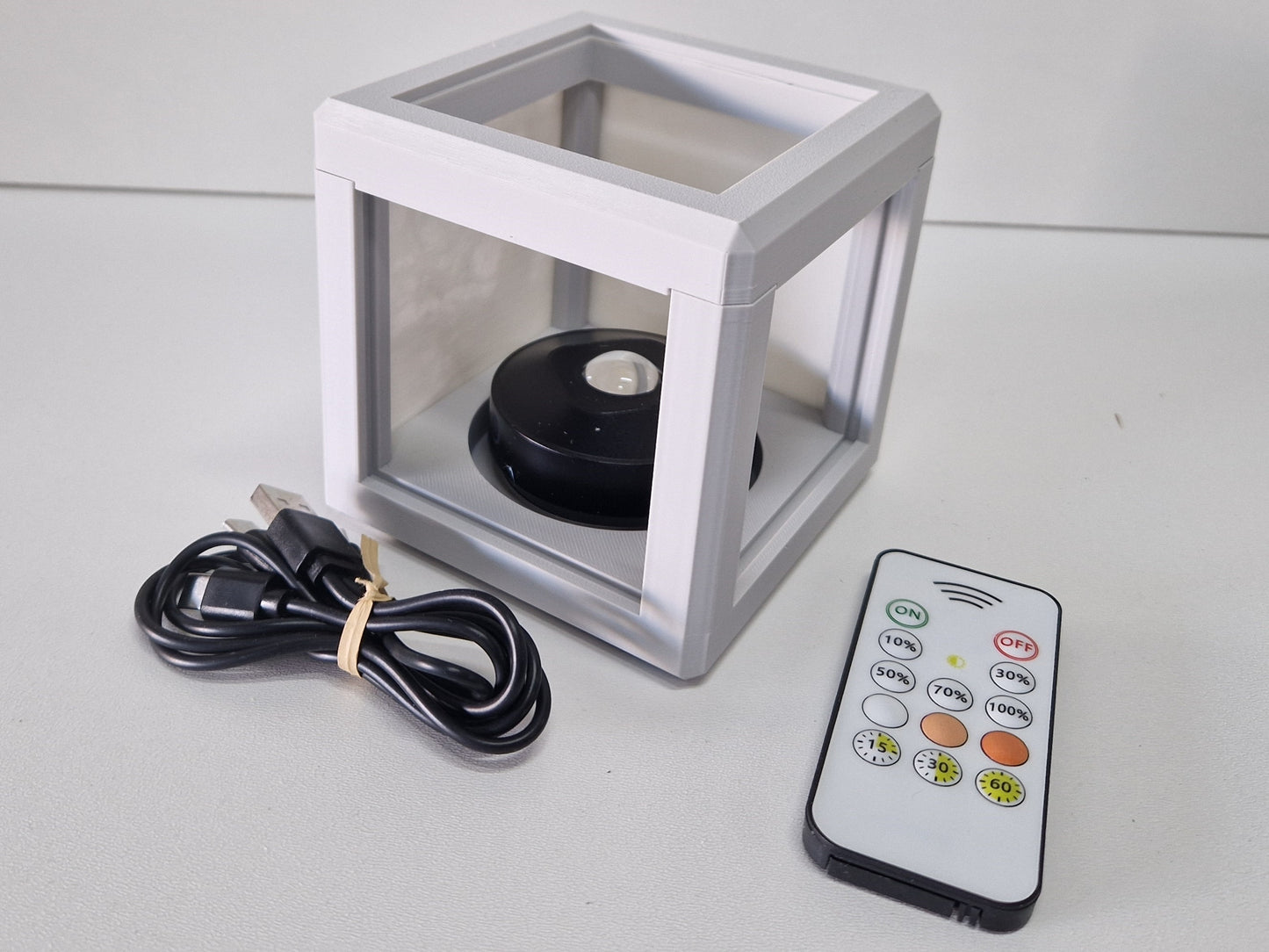 Foto lamp met LED oplaadbaar