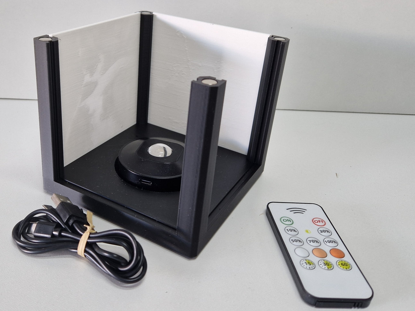 Foto lamp met LED oplaadbaar