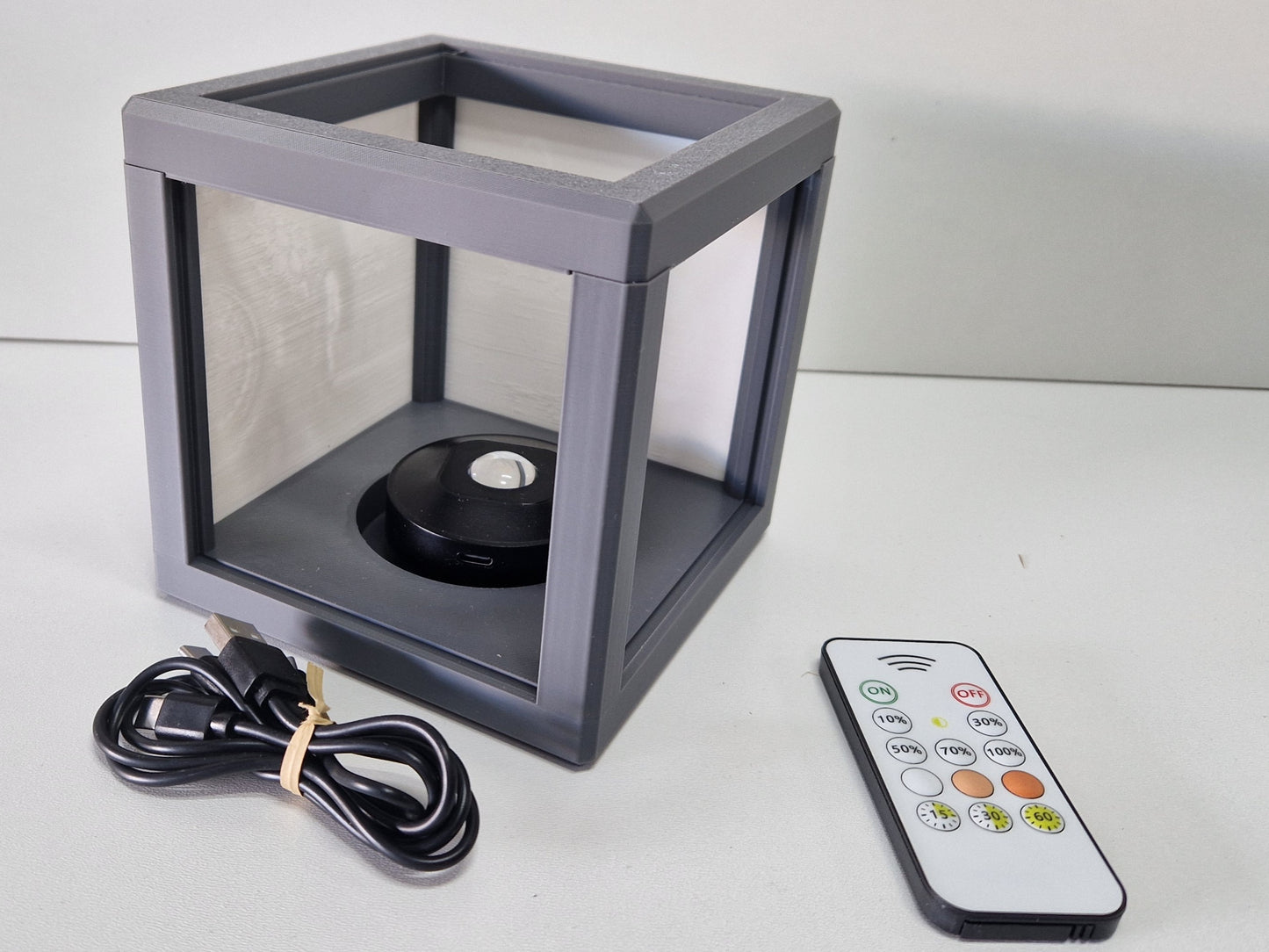 Foto lamp met LED oplaadbaar