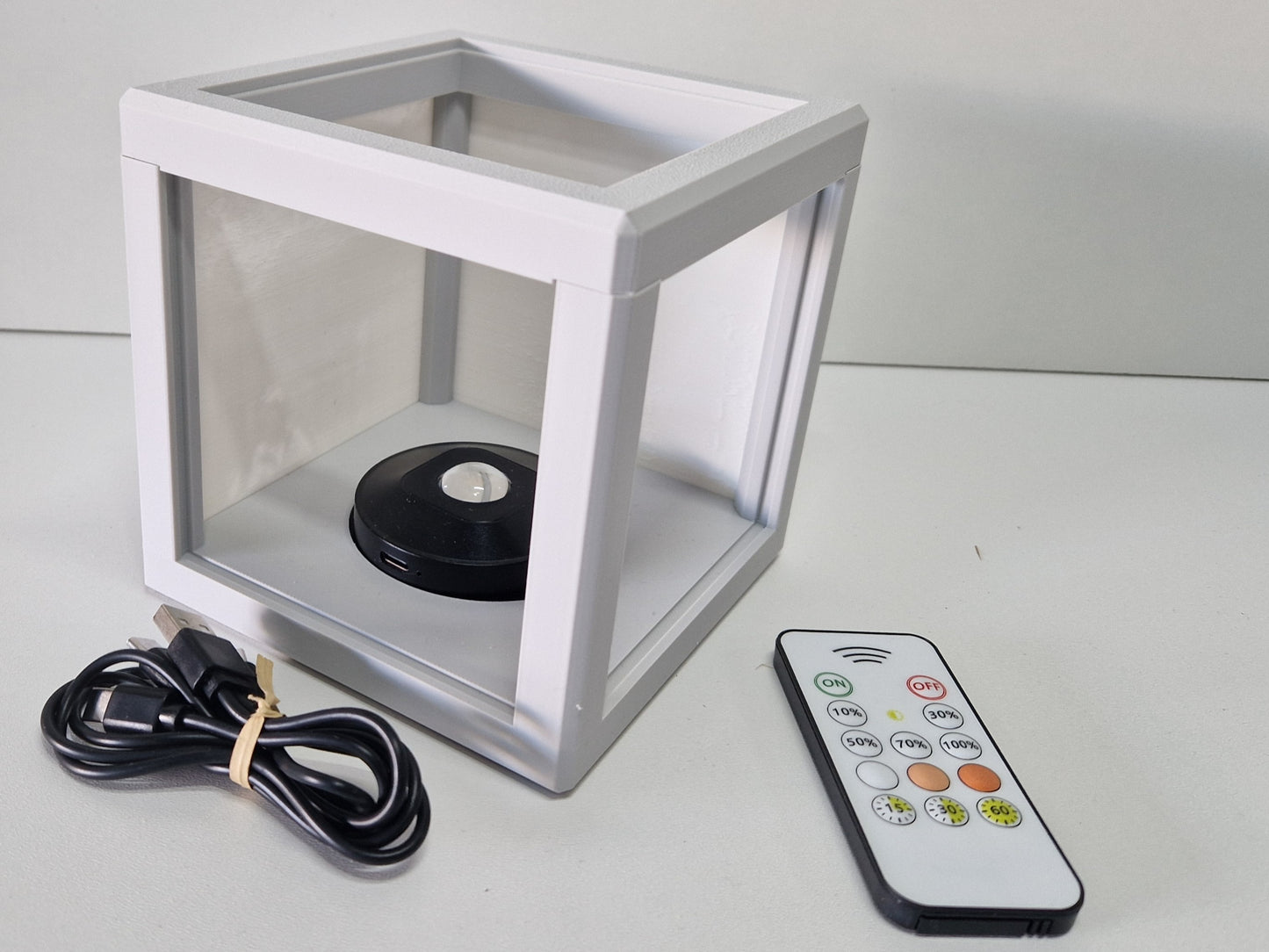 Foto lamp met LED oplaadbaar