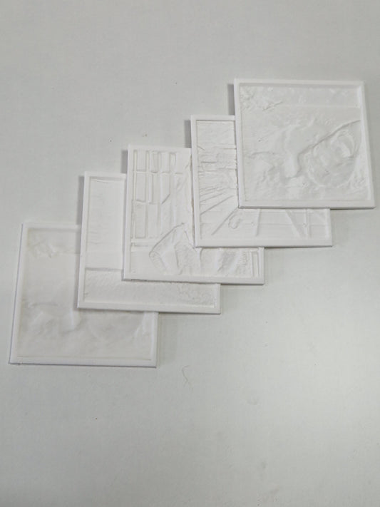 5 Separate panels for the photo lamp